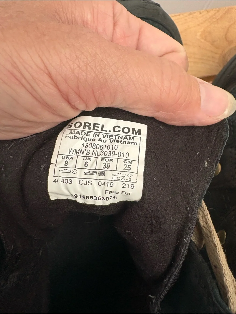 Sorel Dark Green Suede Lace-Up Winter Boots with Faux-Fur Collar